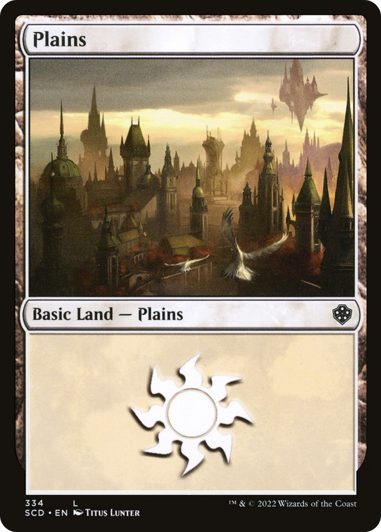 Plains (334) [Starter Commander Decks] | Gear Gaming Fayetteville