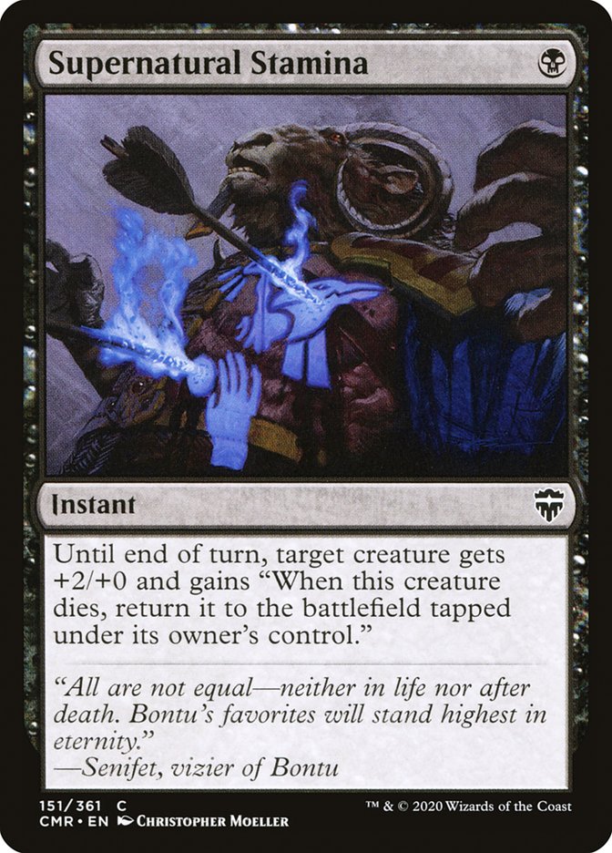 Supernatural Stamina [Commander Legends] | Gear Gaming Fayetteville
