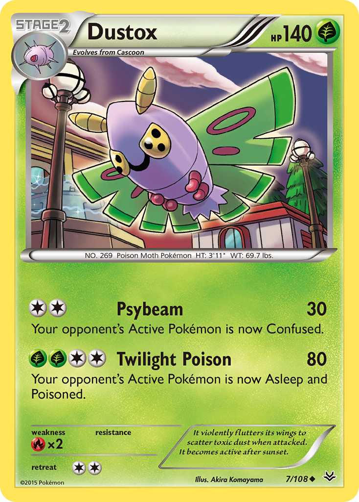 Dustox (7/108) [XY: Roaring Skies] | Gear Gaming Fayetteville