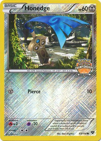 Honedge (83/146) (Regional Championship Promo) [XY: Base Set] | Gear Gaming Fayetteville