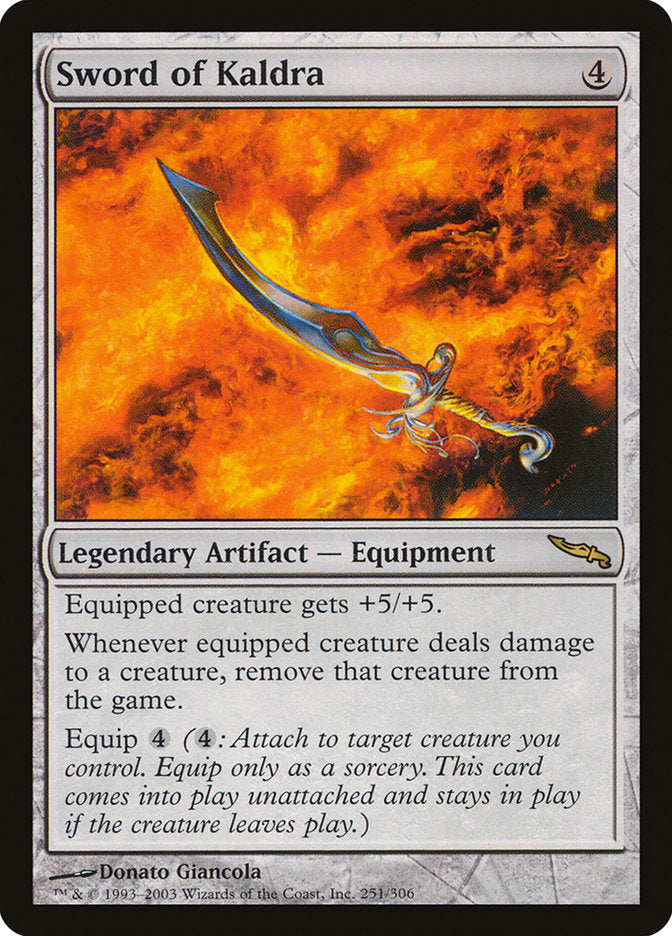 Sword of Kaldra [Mirrodin] | Gear Gaming Fayetteville