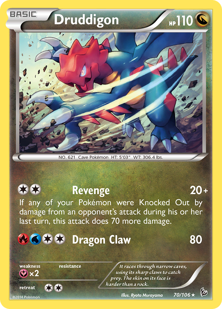 Druddigon (70/106) [XY: Flashfire] | Gear Gaming Fayetteville