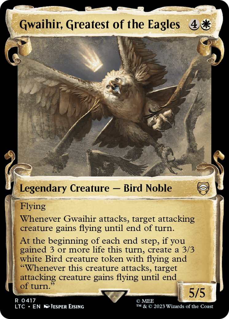 Gwaihir, Greatest of the Eagles [The Lord of the Rings: Tales of Middle-Earth Commander Showcase Scrolls] | Gear Gaming Fayetteville