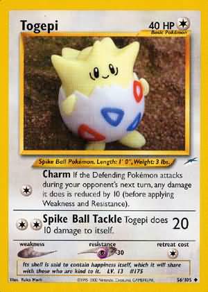 Togepi (56/105) [Neo Destiny Unlimited] | Gear Gaming Fayetteville