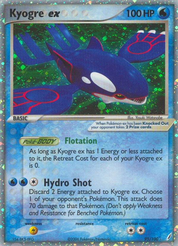 Kyogre ex (95/100) [EX: Crystal Guardians] | Gear Gaming Fayetteville