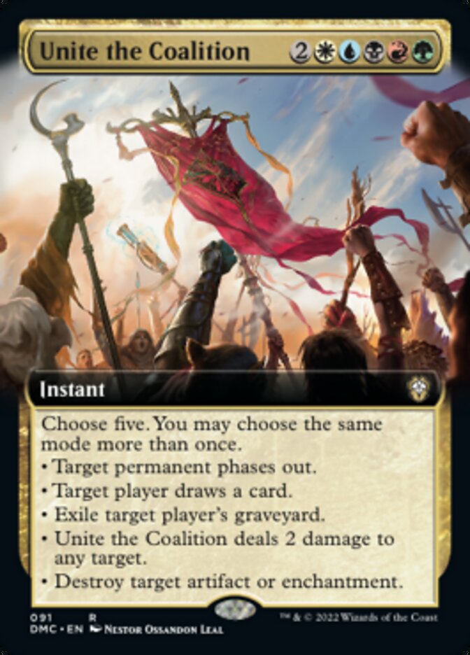 Unite the Coalition (Extended Art) [Dominaria United Commander] | Gear Gaming Fayetteville