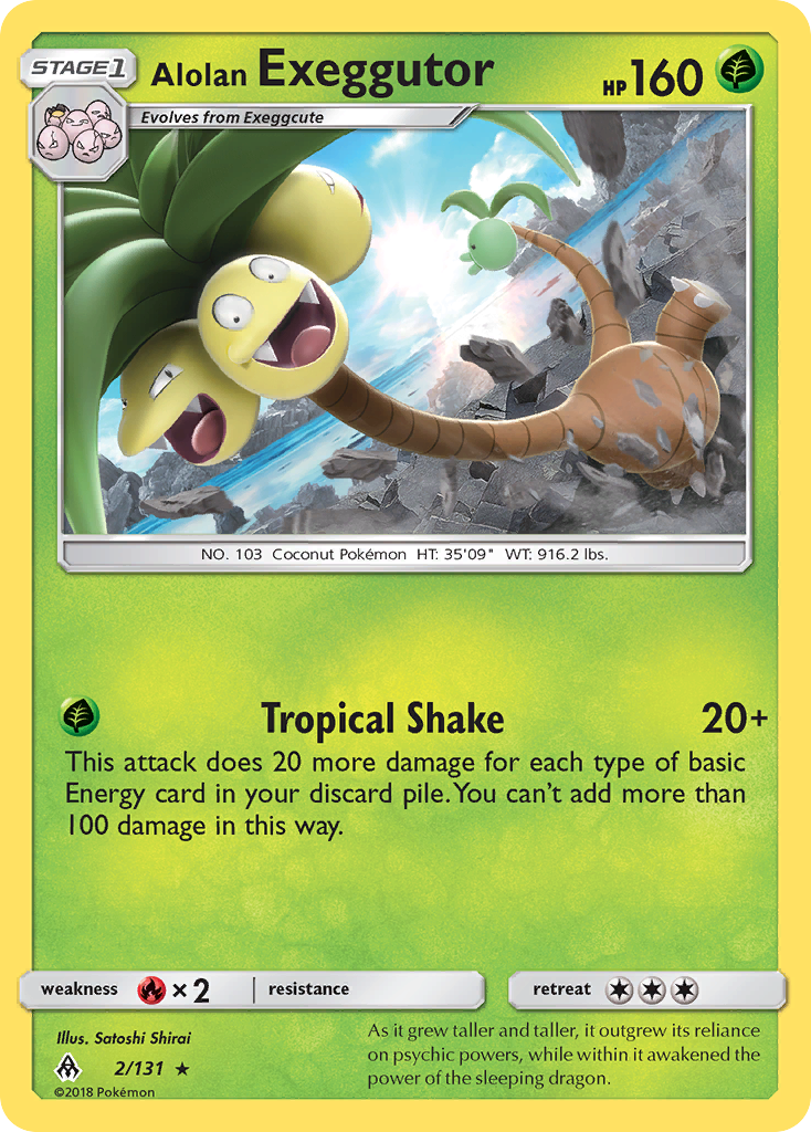 Alolan Exeggutor (2/131) [Sun & Moon: Forbidden Light] | Gear Gaming Fayetteville