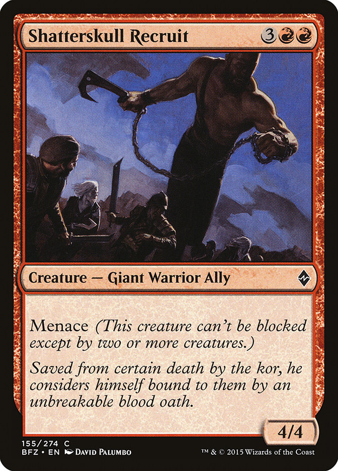 Shatterskull Recruit [Battle for Zendikar] | Gear Gaming Fayetteville