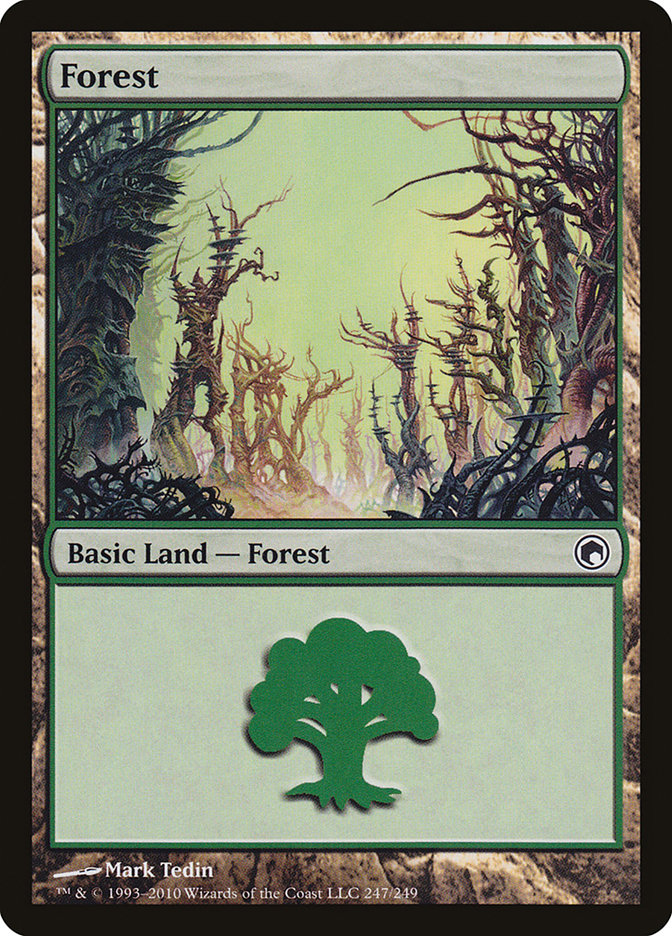 Forest (247) [Scars of Mirrodin] | Gear Gaming Fayetteville