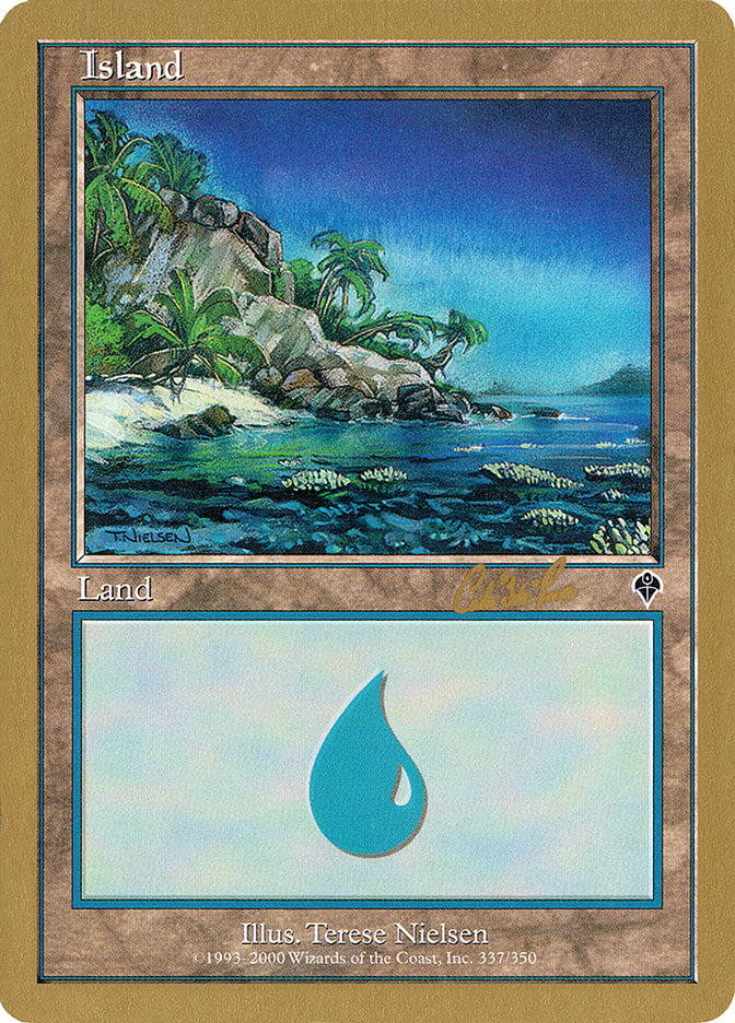 Island (cr337) (Carlos Romao) [World Championship Decks 2002] | Gear Gaming Fayetteville