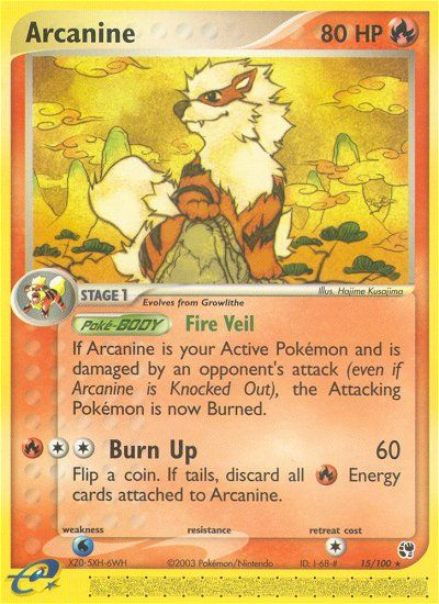 Arcanine (15/100) [EX: Sandstorm] | Gear Gaming Fayetteville