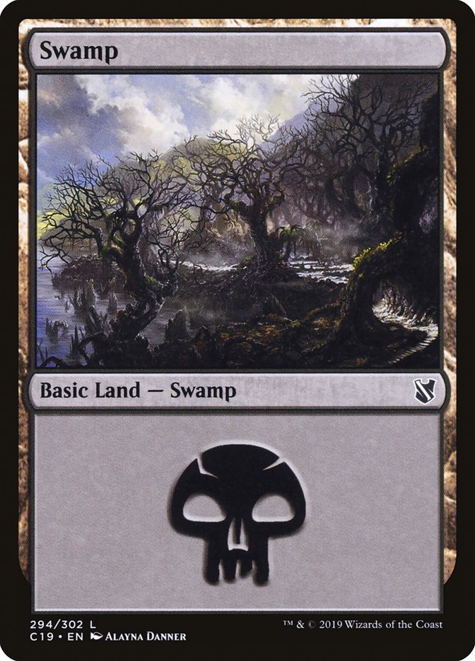 Swamp (294) [Commander 2019] | Gear Gaming Fayetteville