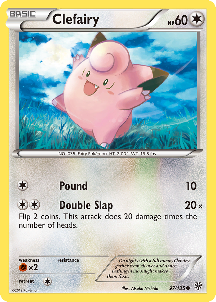 Clefairy (97/135) [Black & White: Plasma Storm] | Gear Gaming Fayetteville