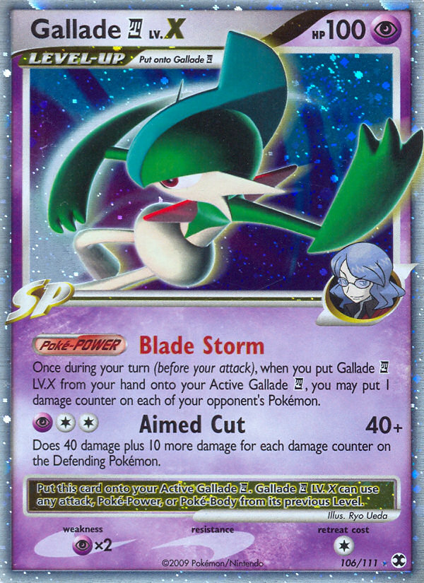 Gallade LV.X (106/111) [Platinum: Rising Rivals] | Gear Gaming Fayetteville