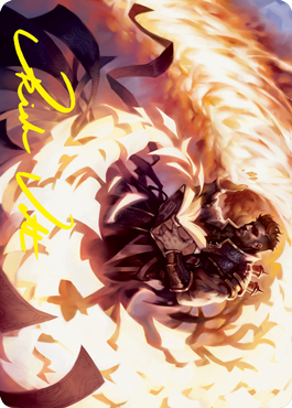 Revel in Silence Art Card (Gold-Stamped Signature) [Strixhaven: School of Mages Art Series] | Gear Gaming Fayetteville