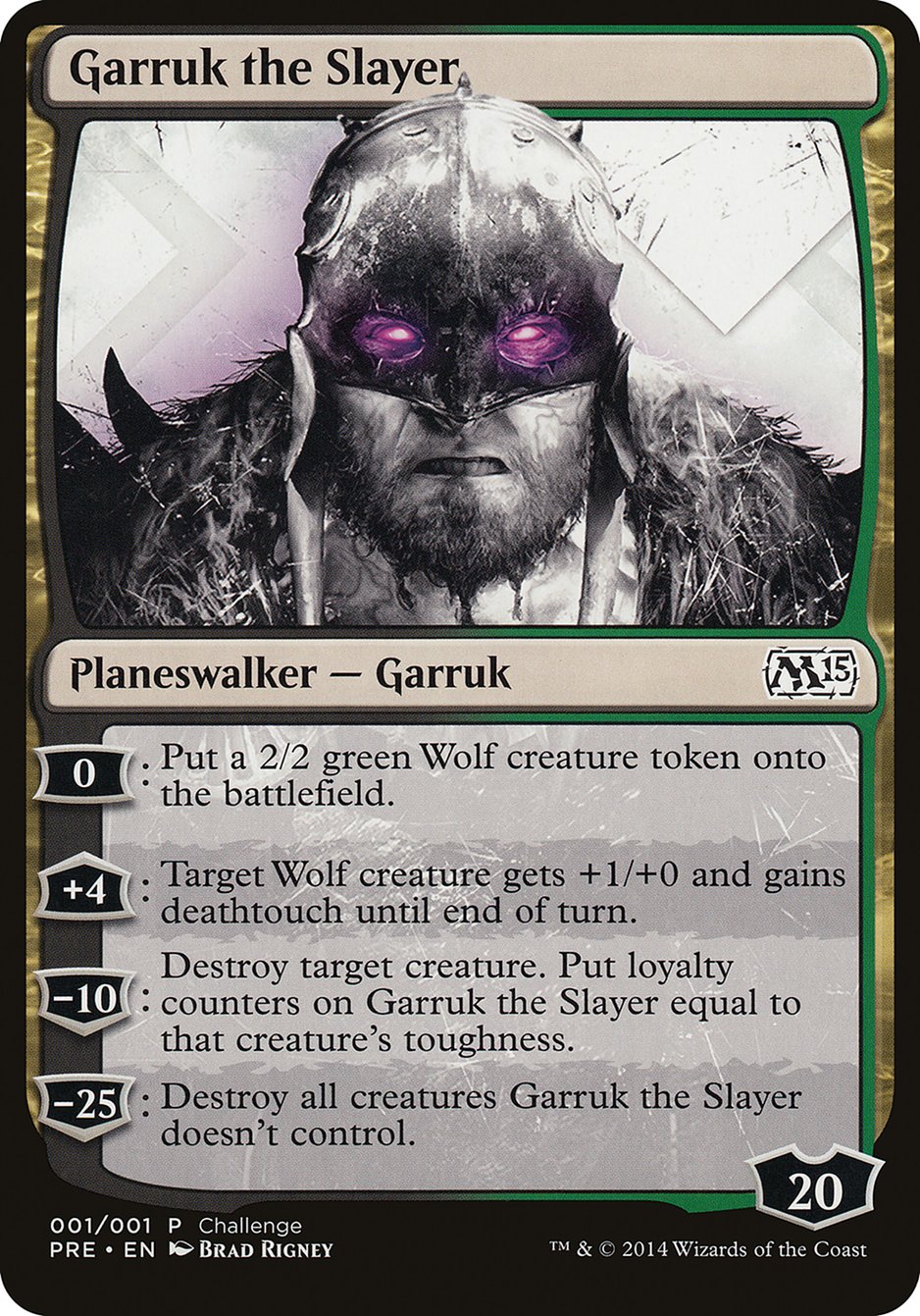 Garruk the Slayer (Prerelease Challenge) [Magic 2015 Prerelease Promos] | Gear Gaming Fayetteville