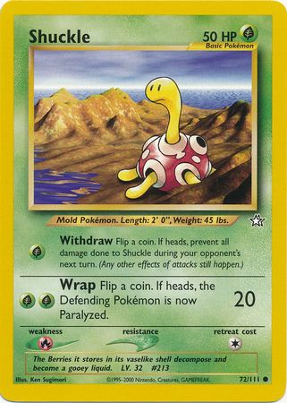 Shuckle (72/111) [Neo Genesis Unlimited] | Gear Gaming Fayetteville