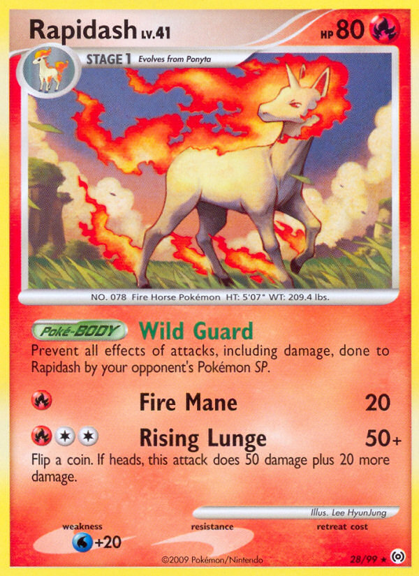 Rapidash (28/99) [Platinum: Arceus] | Gear Gaming Fayetteville