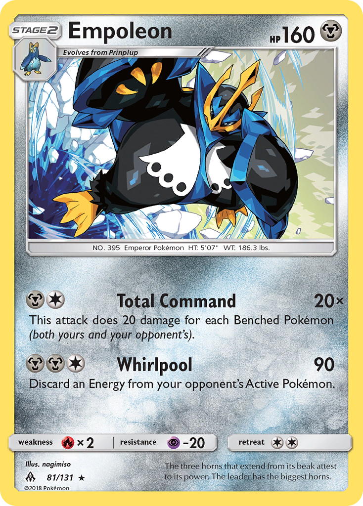 Empoleon (81/131) [Sun & Moon: Forbidden Light] | Gear Gaming Fayetteville