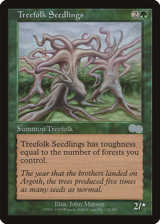 Treefolk Seedlings [Urza's Saga] | Gear Gaming Fayetteville