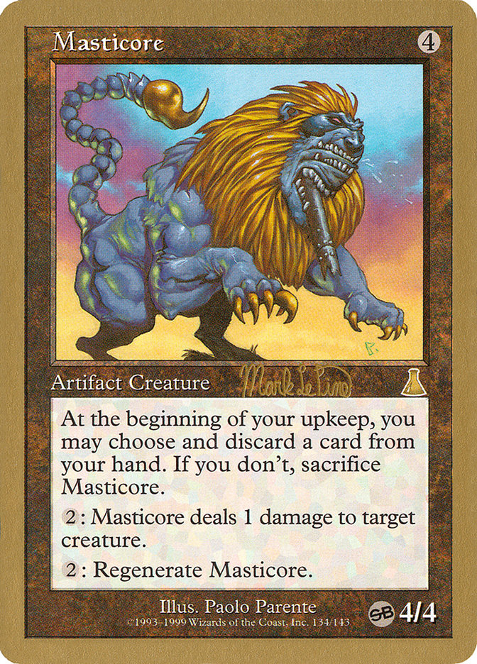 Masticore (Mark Le Pine) (SB) [World Championship Decks 1999] | Gear Gaming Fayetteville