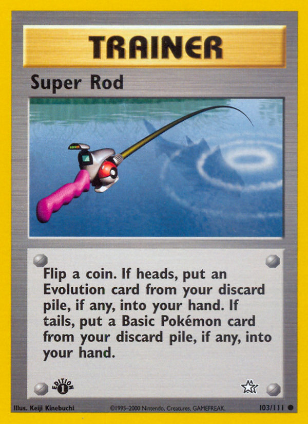 Super Rod (103/111) [Neo Genesis 1st Edition] | Gear Gaming Fayetteville