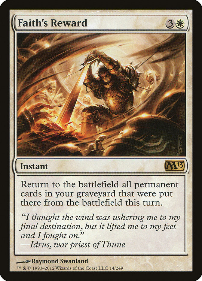 Faith's Reward [Magic 2013] | Gear Gaming Fayetteville