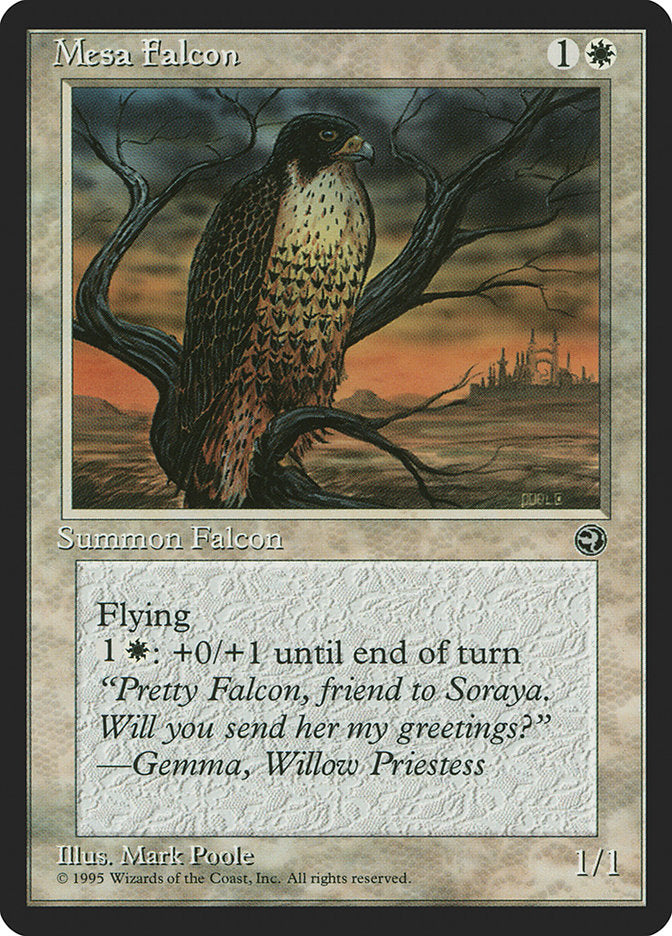 Mesa Falcon (Gemma Flavor Text) [Homelands] | Gear Gaming Fayetteville