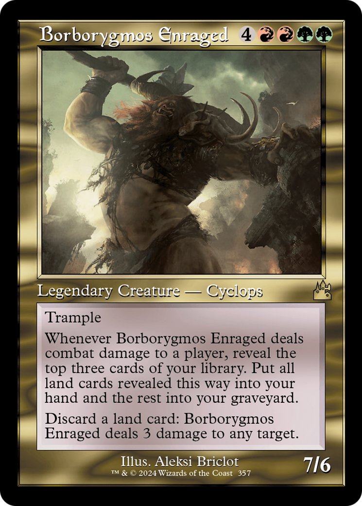 Borborygmos Enraged (Retro Frame) [Ravnica Remastered] | Gear Gaming Fayetteville