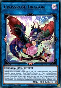 Crossrose Dragon [LDS2-EN114] Ultra Rare | Gear Gaming Fayetteville