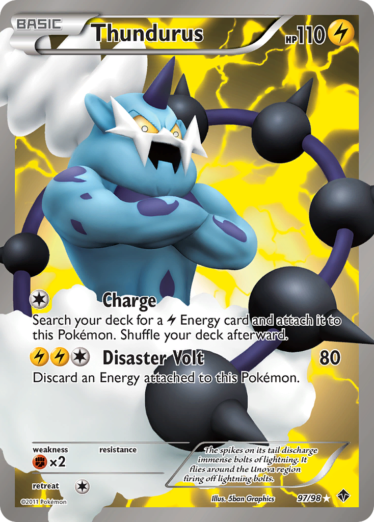 Thundurus (97/98) [Black & White: Emerging Powers] | Gear Gaming Fayetteville