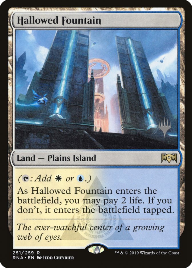 Hallowed Fountain (Promo Pack) [Ravnica Allegiance Promos] | Gear Gaming Fayetteville