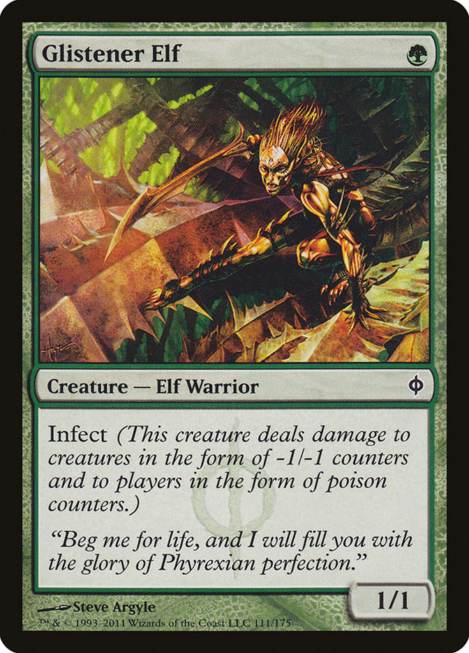 Glistener Elf [New Phyrexia] | Gear Gaming Fayetteville