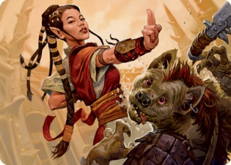 Half-Elf Monk Art Card [Dungeons & Dragons: Adventures in the Forgotten Realms Art Series] | Gear Gaming Fayetteville