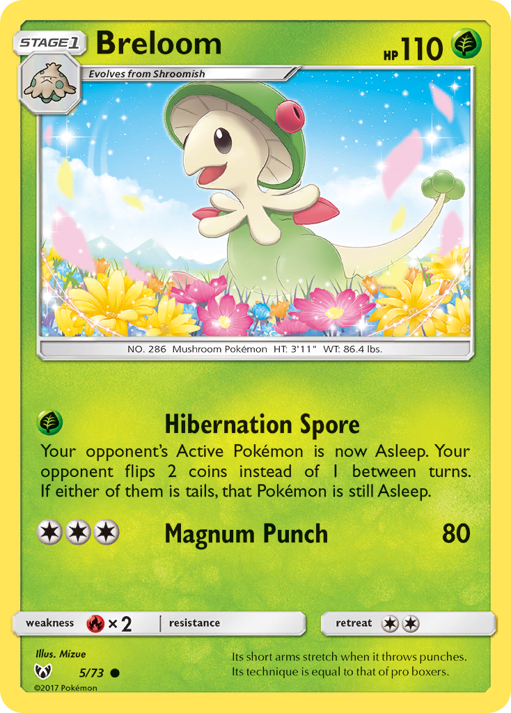 Breloom (5/73) [Sun & Moon: Shining Legends] | Gear Gaming Fayetteville