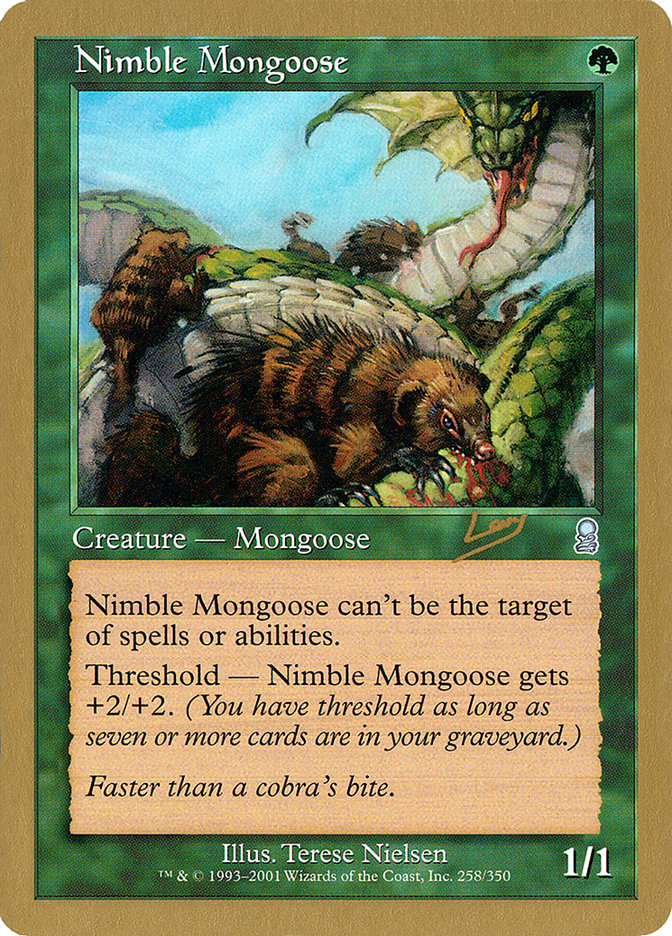 Nimble Mongoose (Raphael Levy) [World Championship Decks 2002] | Gear Gaming Fayetteville