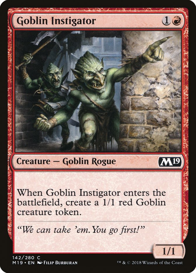 Goblin Instigator [Core Set 2019] | Gear Gaming Fayetteville