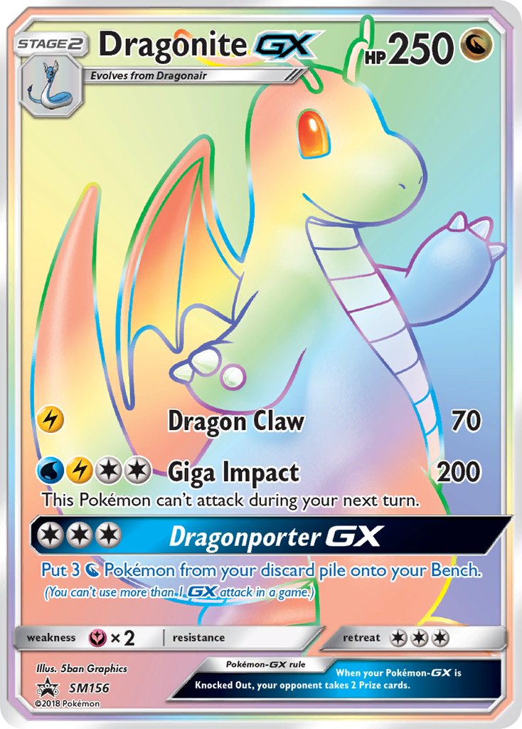 Dragonite GX (SM156) [Sun & Moon: Black Star Promos] | Gear Gaming Fayetteville