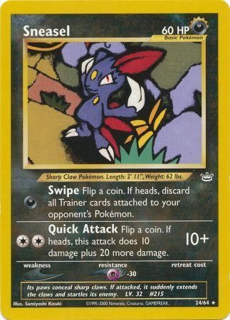 Sneasel (24/64) [Neo Revelation Unlimited] | Gear Gaming Fayetteville