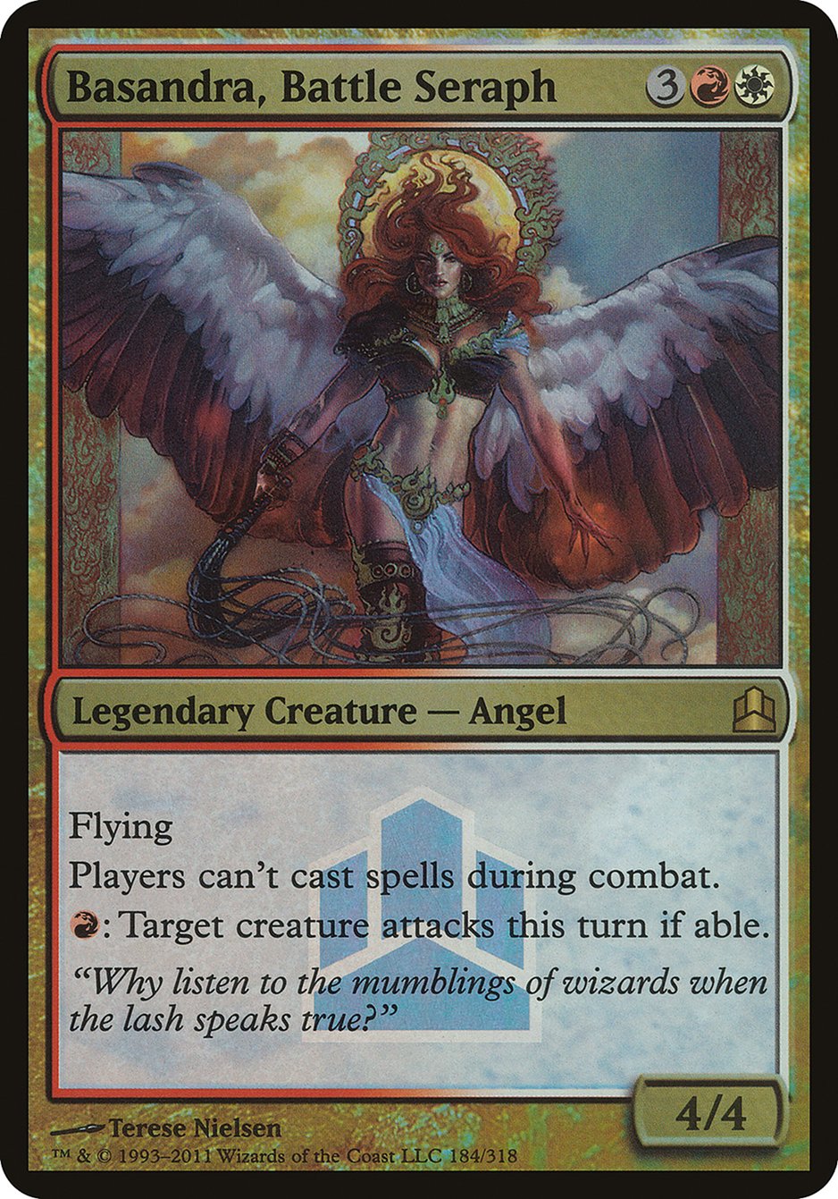 Basandra, Battle Seraph (Launch) (Oversized) [Commander 2011 Oversized] | Gear Gaming Fayetteville