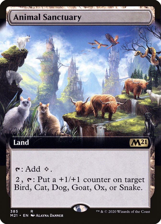 Animal Sanctuary (Extended Art) [Core Set 2021] | Gear Gaming Fayetteville