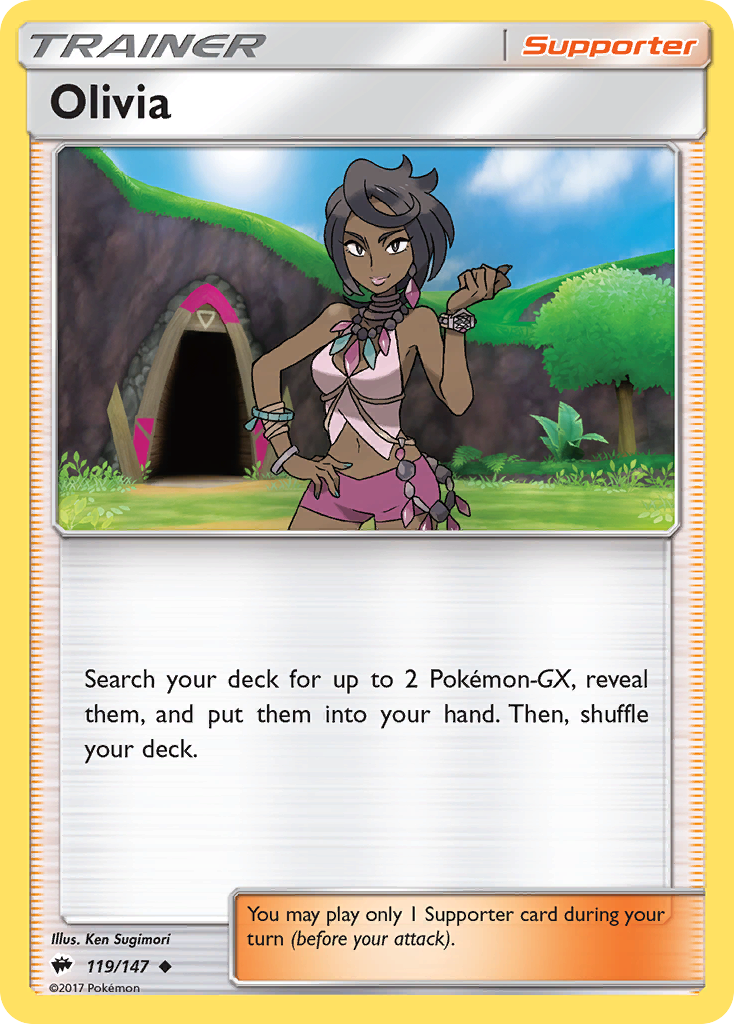 Olivia (119/147) [Sun & Moon: Burning Shadows] | Gear Gaming Fayetteville