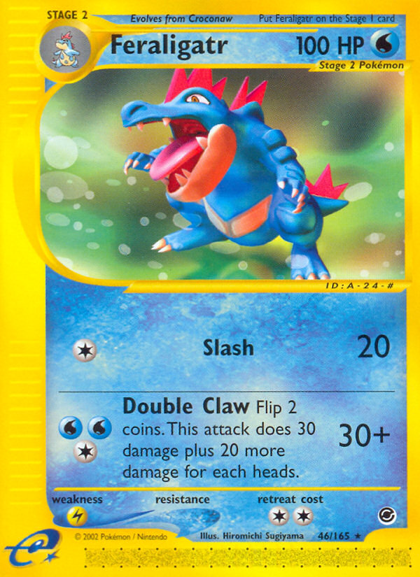 Feraligatr (46/165) [Expedition: Base Set] | Gear Gaming Fayetteville