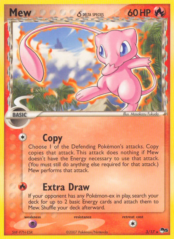 Mew (3/17) (Delta Species) [POP Series 5] | Gear Gaming Fayetteville