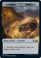 Treasure // Zombie Double-Sided Token [Core Set 2021 Tokens] | Gear Gaming Fayetteville