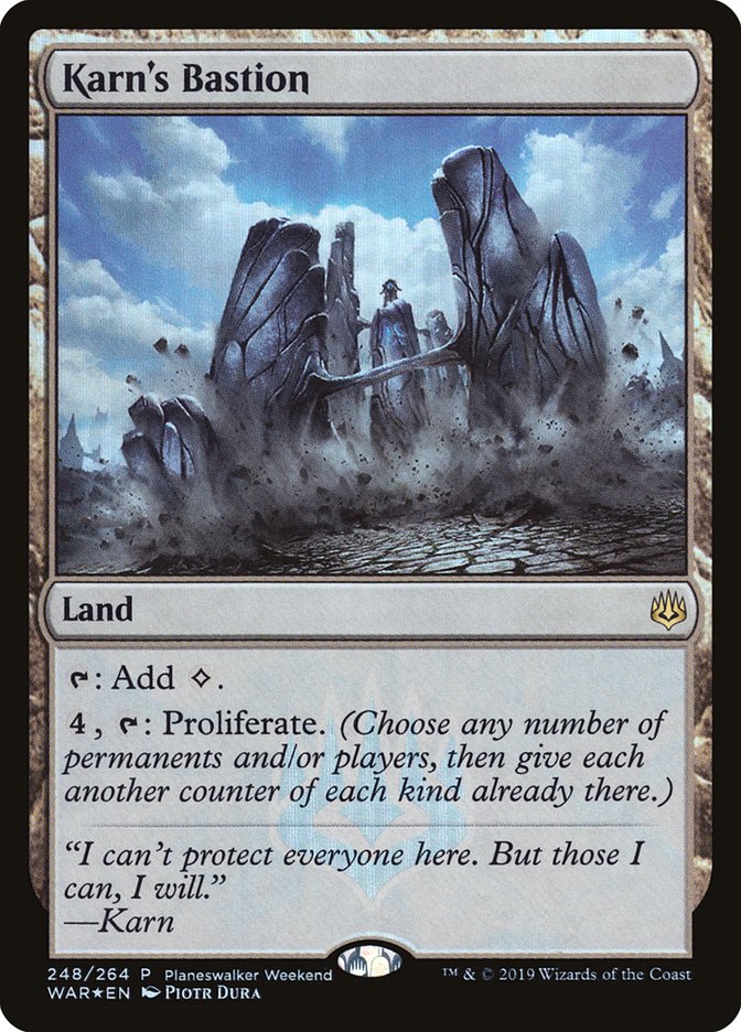 Karn's Bastion (Planeswalker Weekend) [War of the Spark Promos] | Gear Gaming Fayetteville