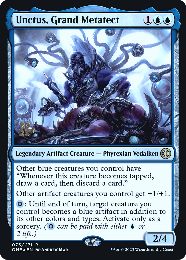 Unctus, Grand Metatect [Phyrexia: All Will Be One Prerelease Promos] | Gear Gaming Fayetteville