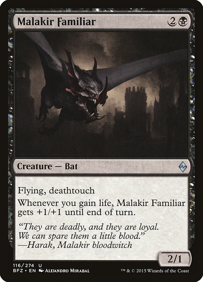 Malakir Familiar [Battle for Zendikar] | Gear Gaming Fayetteville