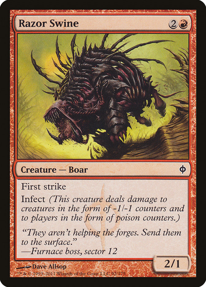 Razor Swine [New Phyrexia] | Gear Gaming Fayetteville