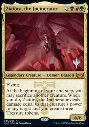 Ziatora, the Incinerator (Promo Pack) [Streets of New Capenna Promos] | Gear Gaming Fayetteville